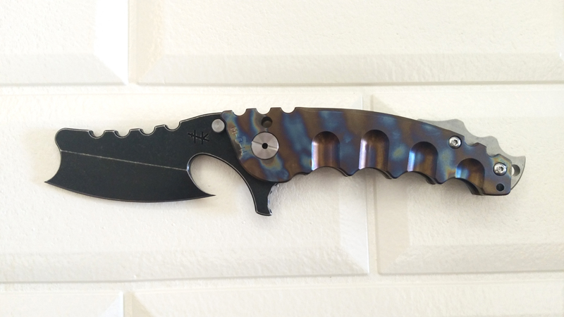 Heeter Knifeworks Man Of War Heavy Folding Knife Black S35VN Blade Titanium Handle Beautiful Milled Custom Outdoor Knives Tactical Camping T
Heeter Knifeworks Man Of War Heavy Folding Knife Black S35VN Blade Titanium Handle Beautiful Milled Custom Outdoor Knives Tactical Camping T