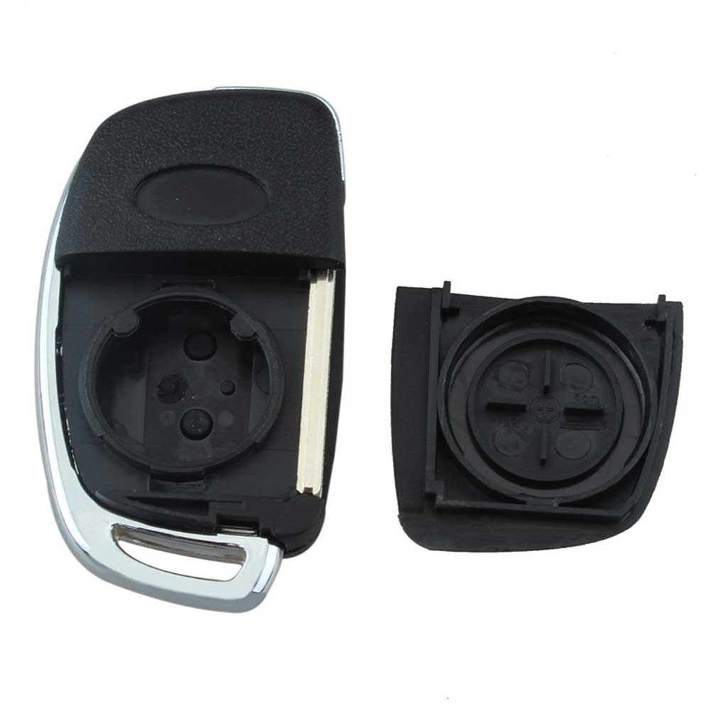 3Buttons Flip Key Shell for Car HYUNDAI ix45 Santa Fe Remote Key Case Fob6720863
