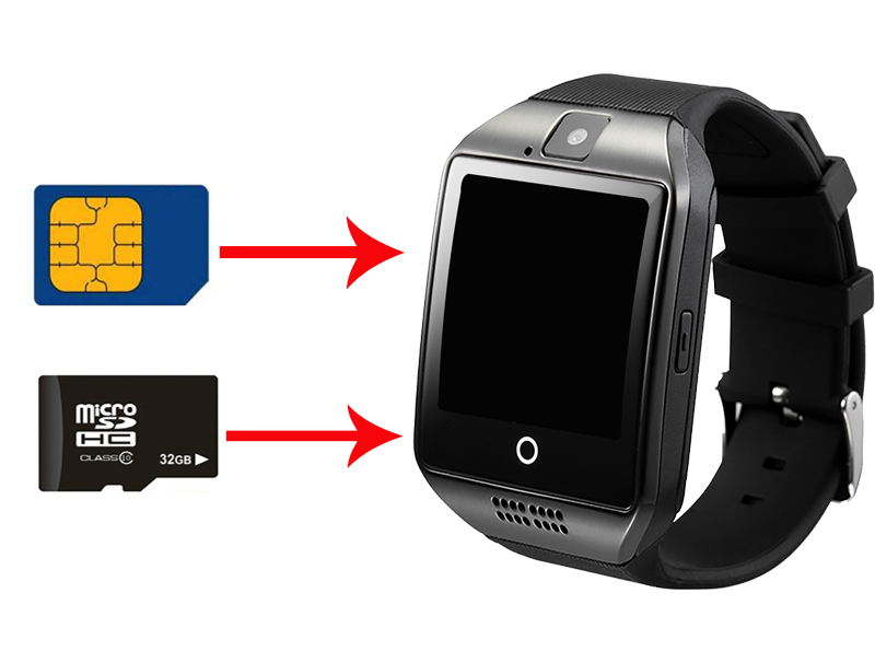 Q18 Sovo SG05 Smart Watch with Camera Bluetooth Smartwatch SIM Card Wristwatch for Android Phone Wearable Devices pk dz09 A1 gt084