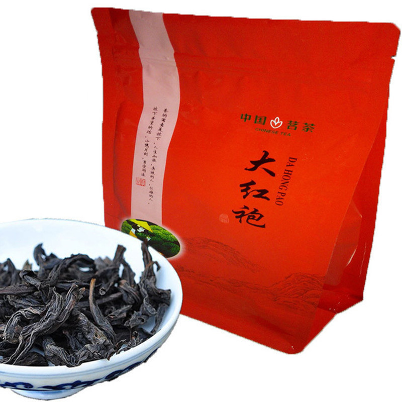 

Hot sales 250g Chinese Organic Black Tea Wuyi Premium Dahongpao Oolong Tea Health Care New Cooked Tae Green Food
