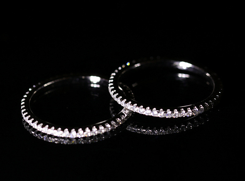 choucong Real 925 Sterling Silver Wedding band Ring for Women Full Pave setting Diamong Engagement rings Bridal Accessories