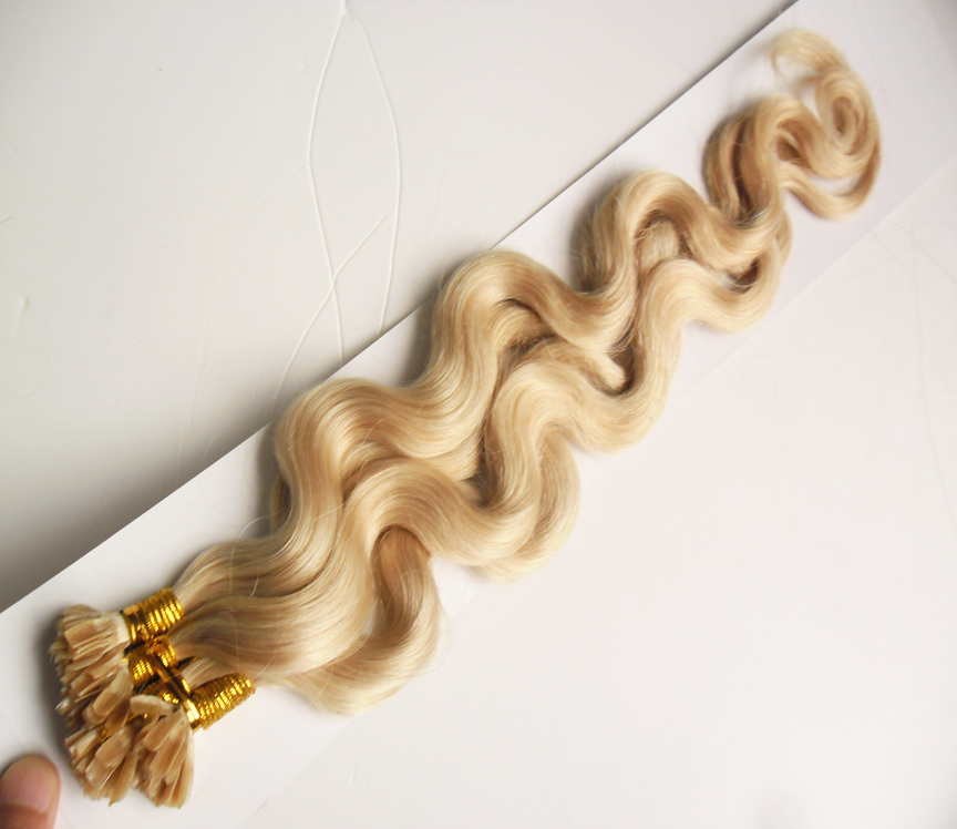 U Tip Hair Extensions Human brazilian body wave keratin stick tip hair extensions 100g keratin stick tip human hair extensions