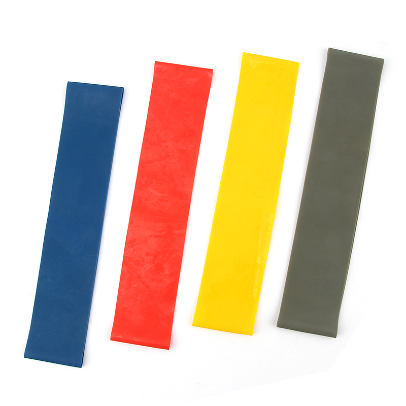 4 Levels Resistance Bands Yoga Belt Elastic Rubber Gym Strength Training Stretching Belts