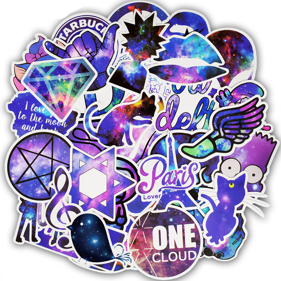 50 PCS Waterproof Space Universe Galaxy Stickers Decals Toys for Kids Adults Teens to DIY Laptop Water Bottle Luggage Skateboard Motorbike
50 PCS Waterproof Space Universe Galaxy Stickers Decals Toys for Kids Adults Teens to DIY Laptop Water Bottle Luggage Skateboard Motorbike