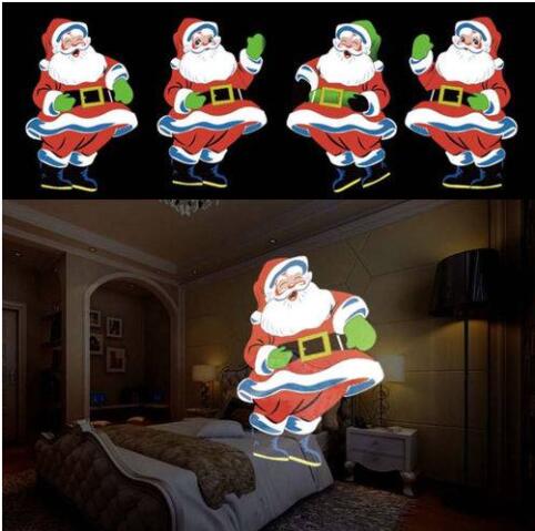 HOT Free shipping 2019 Wholesales Christmas LED Dynamic Animation Projector Light Laser Indoor Outdoor Lamp