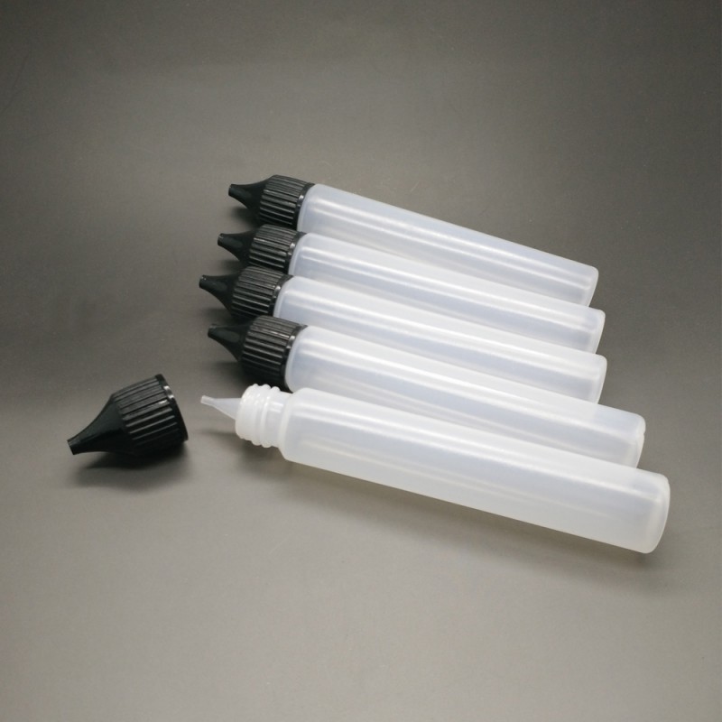 30ml Empty Bottles Slim Pen Style E-Liquid Vape E Juice Oil Plastic PE Bottle Long Thin Tip Dropper Dropper Bottle White Black Caps
30ml Empty Bottles Slim Pen Style E-Liquid Vape E Juice Oil Plastic PE Bottle Long Thin Tip Dropper Dropper Bottle White Black Caps