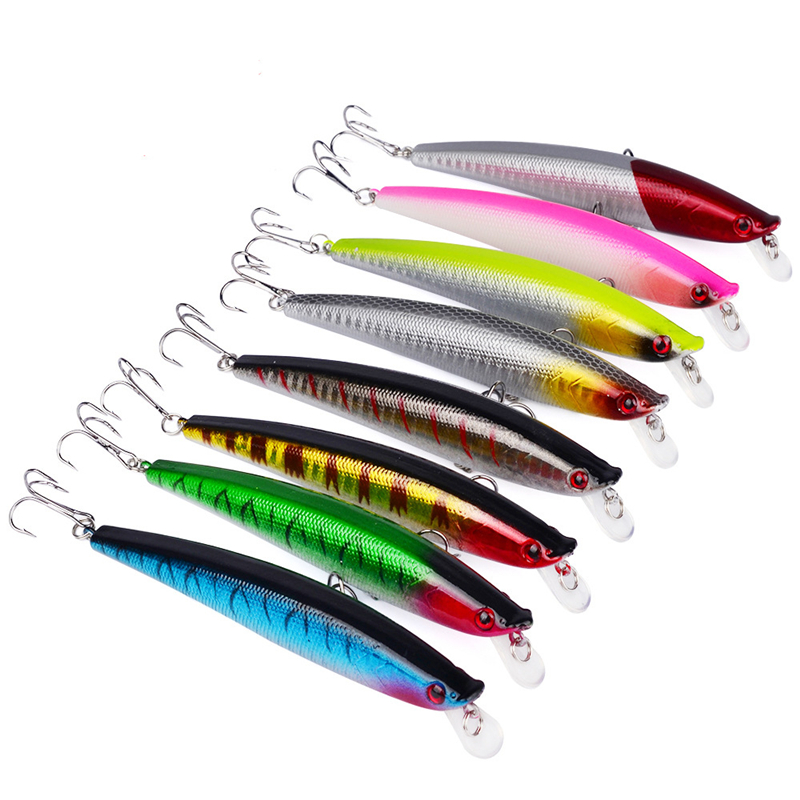 Brand High Quanlity Artificial Minnow Laser bait 11.5cm 11g Shallow Swimming Lure DOG WALKING BASS Crankbaits
Brand High Quanlity Artificial Minnow Laser bait 11.5cm 11g Shallow Swimming Lure DOG WALKING BASS Crankbaits