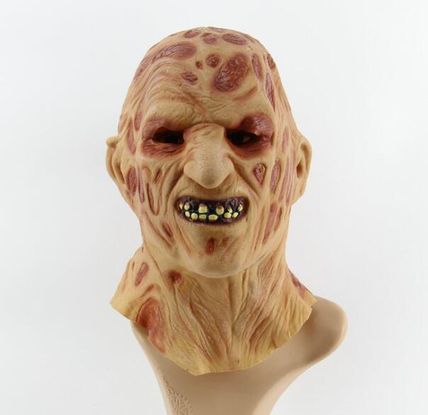 Burn Face Horror Mask Realistic Adult Party Costume Horror Mask Scary Halloween Carnival Cosplay Zombie Mask