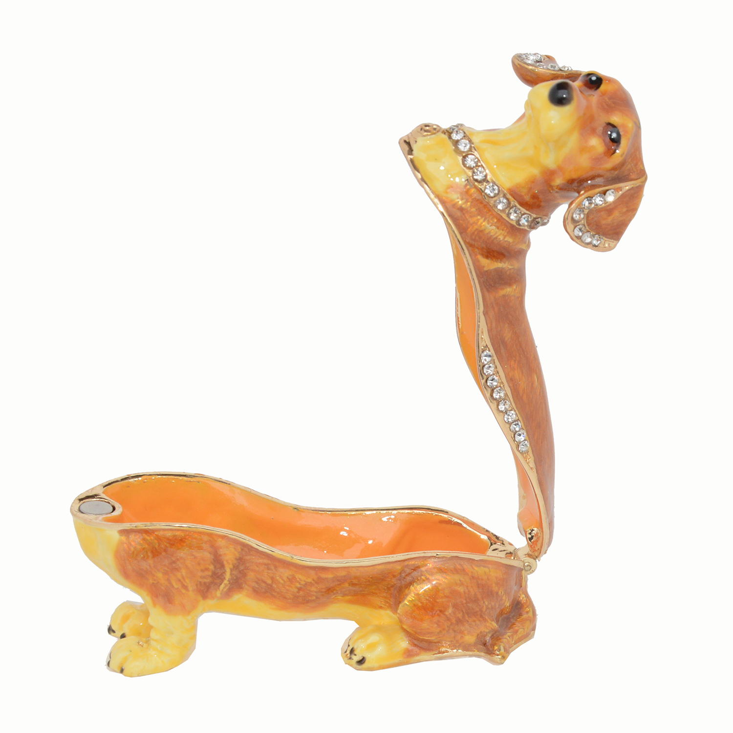 Dachshund dog trinket jewelry box dog animals figurines statues cute pet gifts4016890