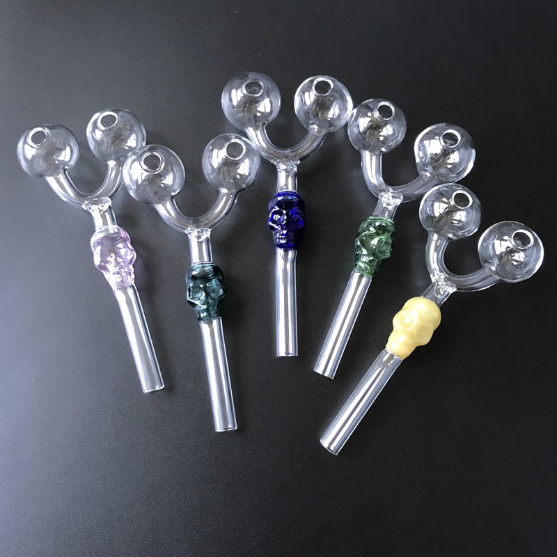 2018 Pyrex Glass Oil Burner Pipe Skull Type Double Burner Pipes 5 Inch Hand Pipe ART Smoking Pipes For Hookah Shisha Oil Rigs
2018 Pyrex Glass Oil Burner Pipe Skull Type Double Burner Pipes 5 Inch Hand Pipe ART Smoking Pipes For Hookah Shisha Oil Rigs