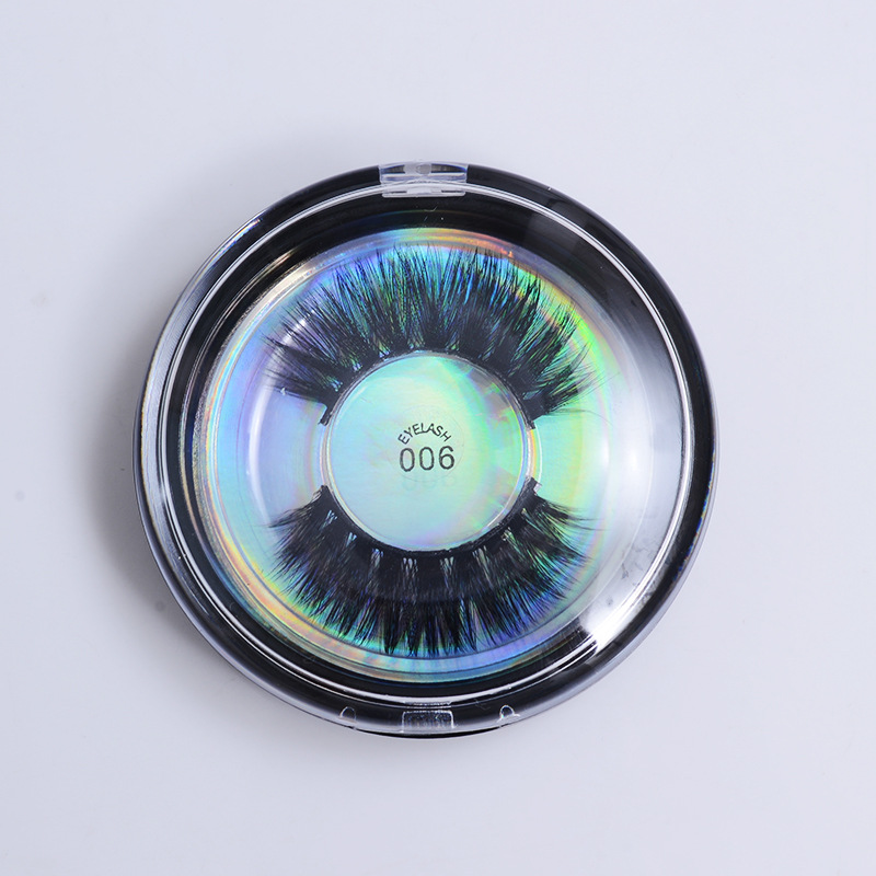 3D Mink False Eyelashes 23 Styles Long Thick Cross Natural Faux Eye Lash Extensions with Round Case Lightweight for Daily Use X250926