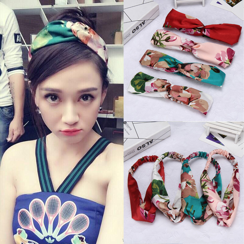 Korea Cross Hair Belt Chenjon Geranium Silk Headwear Loose Knot Hair Accessories Floral Patchwork Elastic Hair Band, Silver
Korea Cross Hair Belt Chenjon Geranium Silk Headwear Loose Knot Hair Accessories Floral Patchwork Elastic Hair Band, Silver