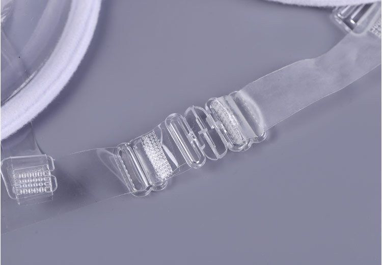 Women Sexy Push Up Lingerie Bras Underwear TPU PVC Transparent Clear Bra Ultra Thin Straps Invisible Bras