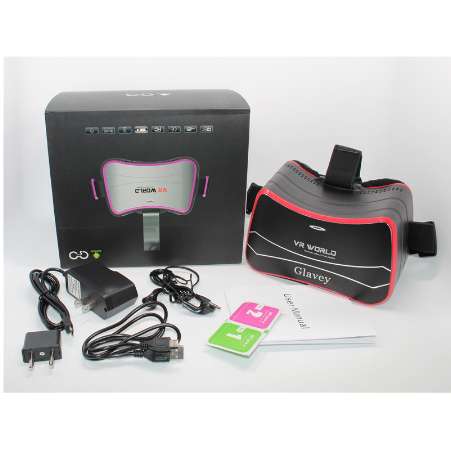 Glavey All in One VR Headset Android 4.4 Quad Core 1.5Ghz CPU Virtual Reality 3D Glasses Support Wifi Bluetooth USB TF Card
Glavey All in One VR Headset Android 4.4 Quad Core 1.5Ghz CPU Virtual Reality 3D Glasses Support Wifi Bluetooth USB TF Card