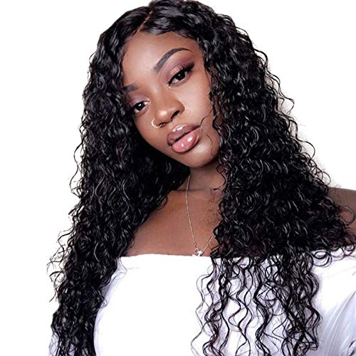 Water wave 360 full Lace Frontal Wig Pre-Plucked With Baby Hair 150 Density jerry curly Virgin Human Wigs for Black Women DIva1