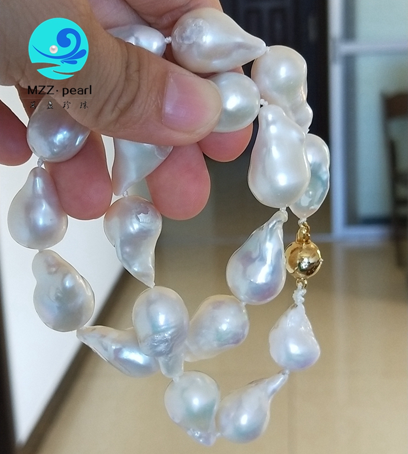 large white pearl necklace huge Irregular nucleated baroque shape freshwater pearl necklaces for her
large white pearl necklace huge Irregular nucleated baroque shape freshwater pearl necklaces for her