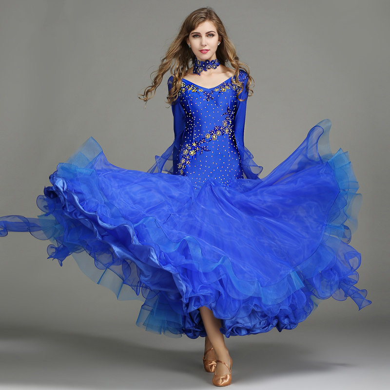 6 colors blue sequins ballroom waltz dresses for ballroom dancing Standard Competition standard dance dress woman foxtrot dress, Yellow
6 colors blue sequins ballroom waltz dresses for ballroom dancing Standard Competition standard dance dress woman foxtrot dress, Yellow