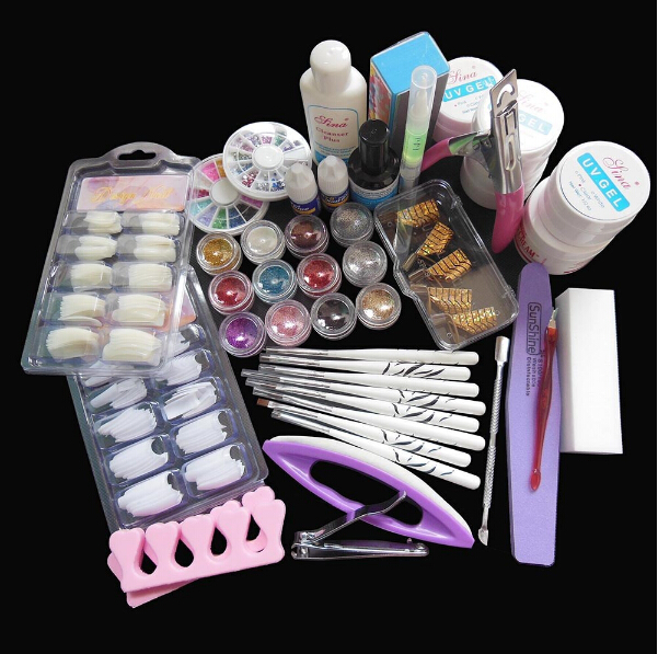 New Kit Nail Art UV Gel Solid Extension Manicure set + Builder Polish brush + base coat + top coat nail art set
New Kit Nail Art UV Gel Solid Extension Manicure set + Builder Polish brush + base coat + top coat nail art set