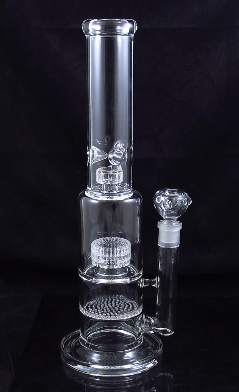 15.5 Inch big glass bong smoking huge water pipe with honeycomb Barrel dome perc DG-103
15.5 Inch big glass bong smoking huge water pipe with honeycomb Barrel dome perc DG-103