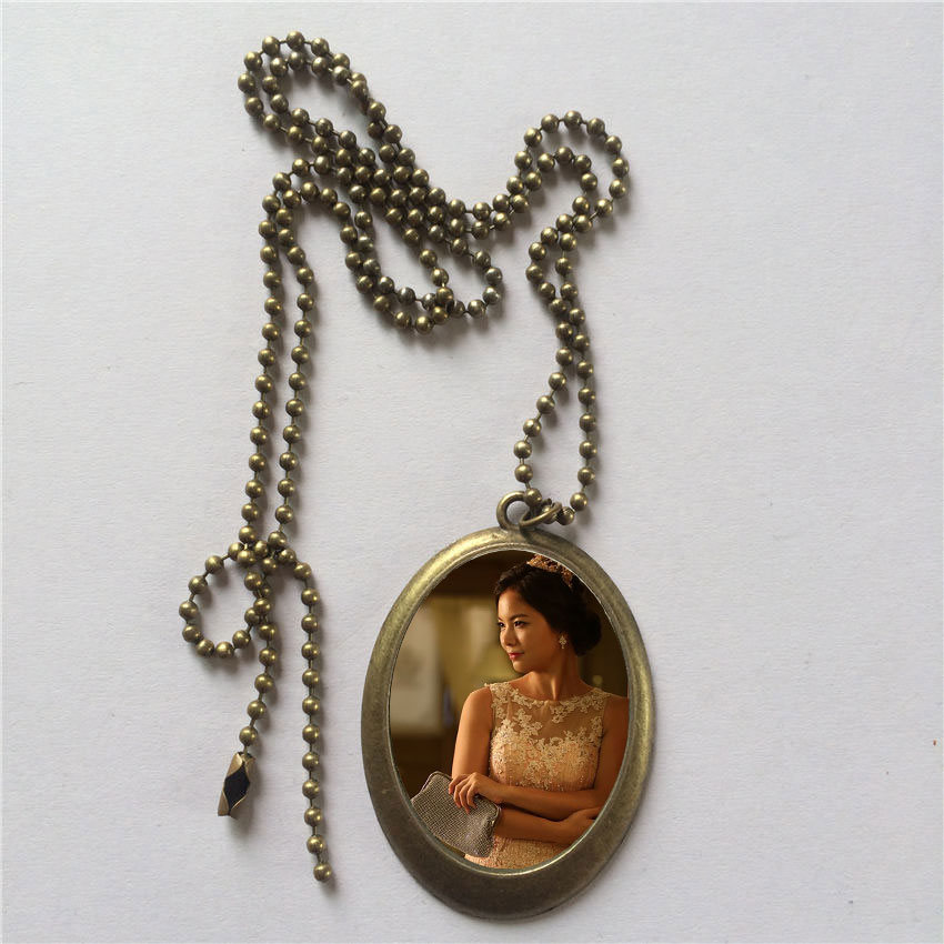 blank necklaces pendants for sublimation women men necklace pendant jewelry for thermal transfer printing diy Supplies small whole
