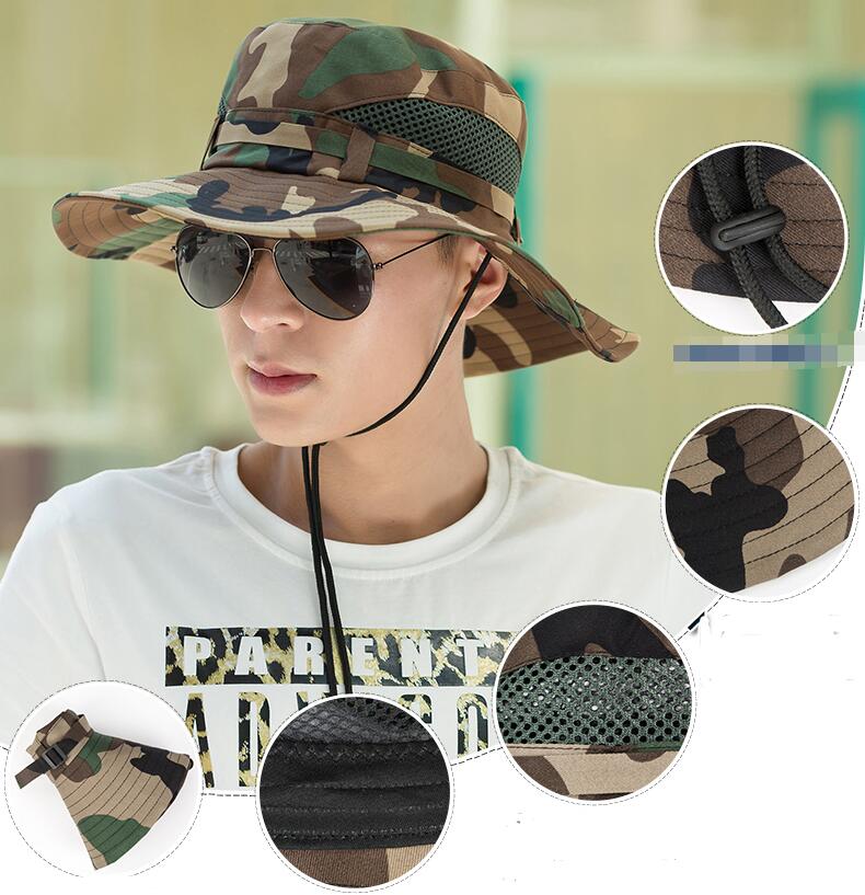 Cotton Mult-Color Military Camouflage Bucket Hats Camo Fisherman Hats With Wide Brim Sun Fishing Bucket Hat Camping Hunting Hat 8 Color 10pc, Multi
Cotton Mult-Color Military Camouflage Bucket Hats Camo Fisherman Hats With Wide Brim Sun Fishing Bucket Hat Camping Hunting Hat 8 Color 10pc, Multi