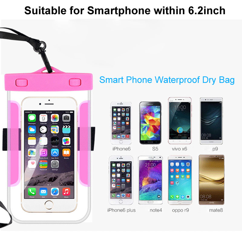 Universal Waterproof PVC Protective Cellphone Dry Bag Pouch Phone Case Bag For iPhone XR XS X 8 Samsung S9 S8 S7 Smartphones up to 6.2 inch
Universal Waterproof PVC Protective Cellphone Dry Bag Pouch Phone Case Bag For iPhone XR XS X 8 Samsung S9 S8 S7 Smartphones up to 6.2 inch