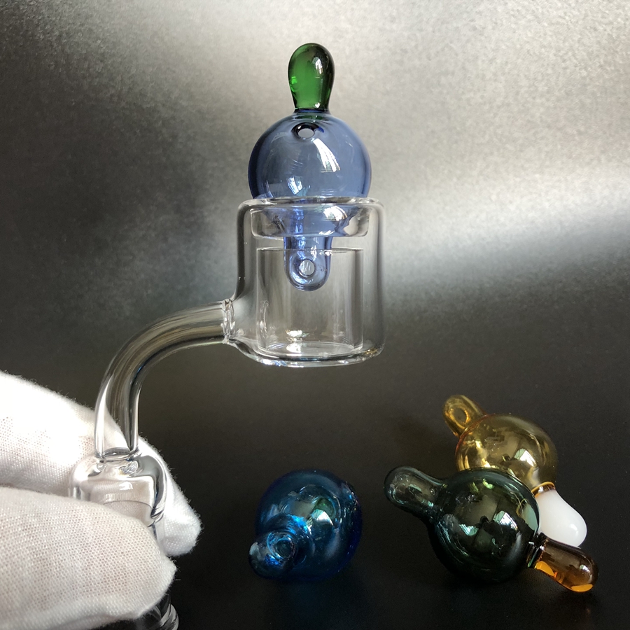 Set XXL Quartz Thermal Banger Bubble With Quartz carb cap 10 14 18mm Double Tube Quartz Nails Tips P Banger For Smoking Pipes
Set XXL Quartz Thermal Banger Bubble With Quartz carb cap 10 14 18mm Double Tube Quartz Nails Tips P Banger For Smoking Pipes