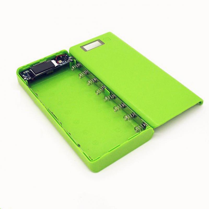 17*8*2.2cm 2A Dual USB 8Pcs 18650 Power Bank Battery Box DIY Mobile Phone Charger Shell Case For ios for sansung
17*8*2.2cm 2A Dual USB 8Pcs 18650 Power Bank Battery Box DIY Mobile Phone Charger Shell Case For ios for sansung
