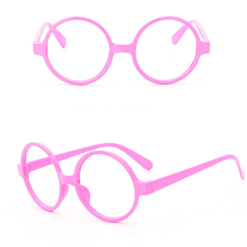 Fashion Glasses Frame Round Eyeglasses NO Lenses Unisex Design Arale Eyeglasses Plastic DHL Shipment