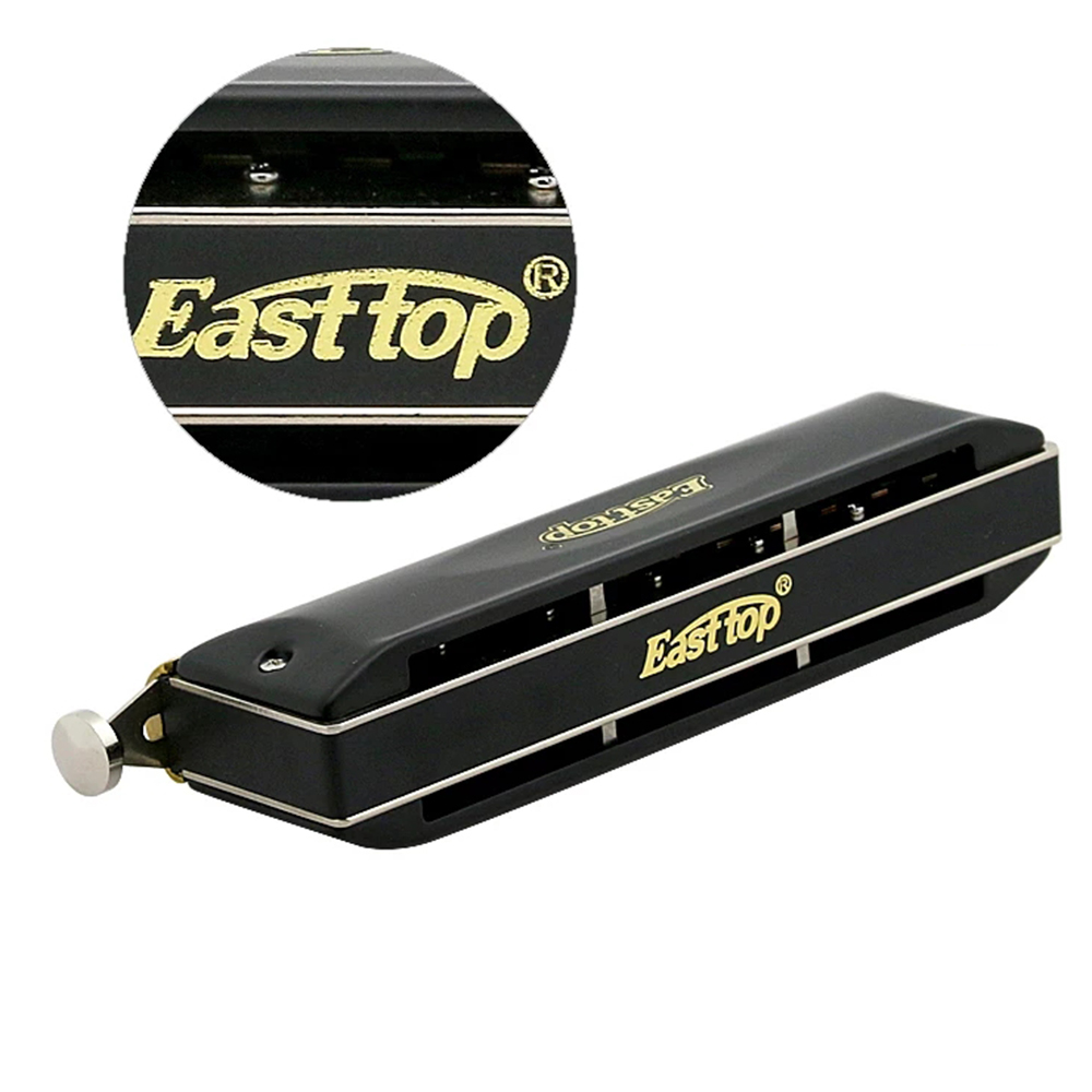 Easttop Chromatic Harmonica 12 Holes 48 Tone Mouth Organ Blues Harp Music Instrumentos Key C Musical Instruments East Top T1248
