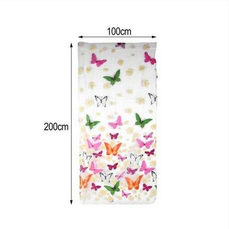 Wholesales !! Romantic Butterfly Transparent Curtains Tulle 1x2m for Casement And Door Sheer Curtains