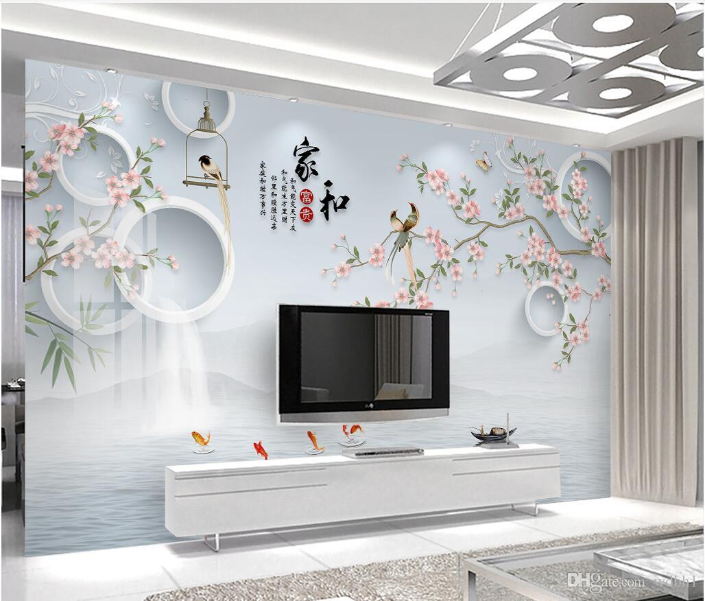 3d room wallpaper custom photo non-woven mural Home and rich new Chinese three-dimensional circle hand-painted plum wallpaper for walls 3 d, Picture shows
3d room wallpaper custom photo non-woven mural Home and rich new Chinese three-dimensional circle hand-painted plum wallpaper for walls 3 d, Picture shows