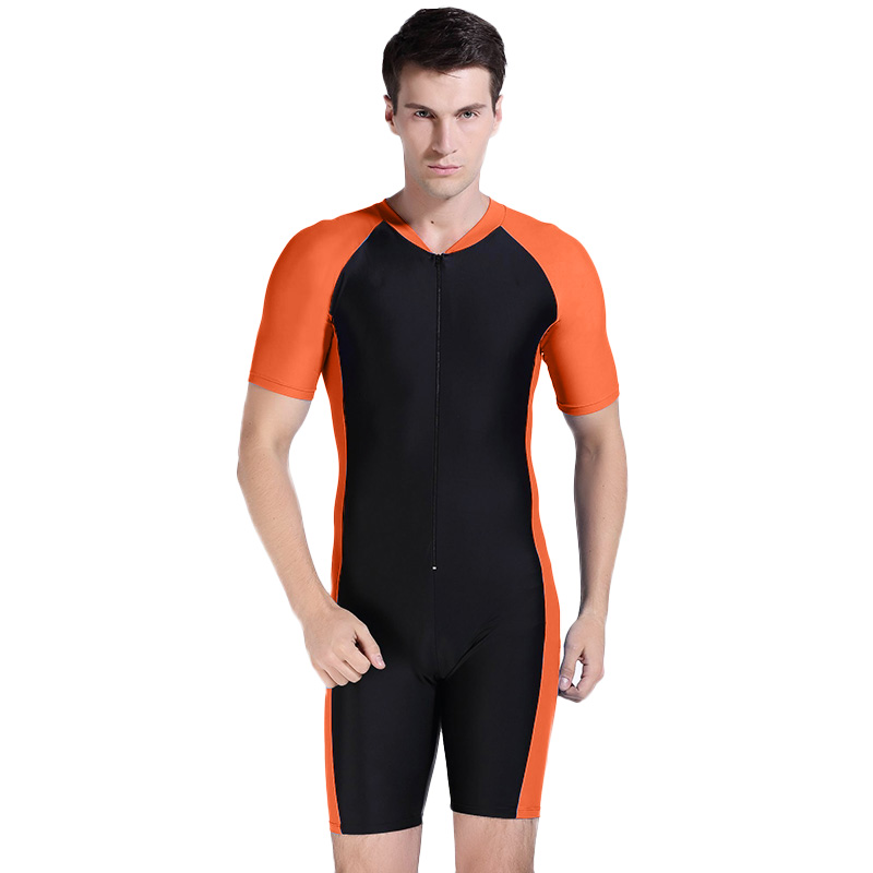 SBART AntiUV Lycra Short Sleeve Wetsuit Men Women Surfing One Pieces Triathlon Wet Suit for Swimming Sucba Diving Skin Swimsuit E