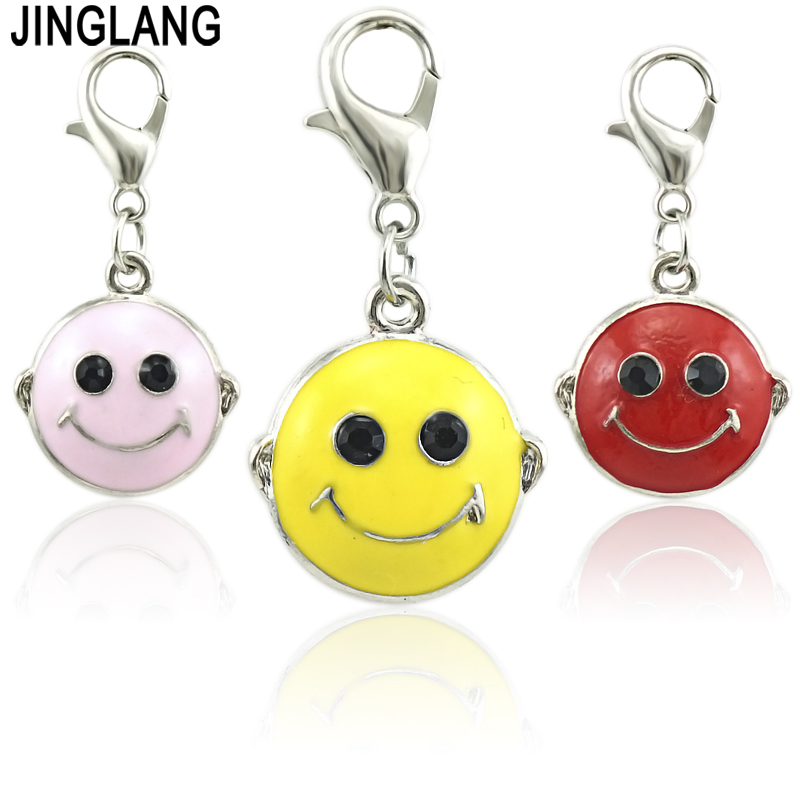 JINGLANG Color Charm Smiley face Pendants Mixed DIY Jewelry Making Crafting Accessories Wholesale
JINGLANG Color Charm Smiley face Pendants Mixed DIY Jewelry Making Crafting Accessories Wholesale