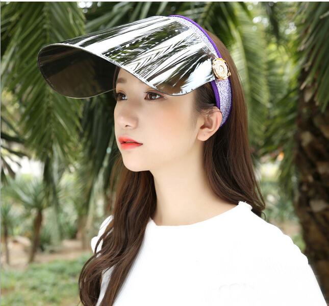 Summer sun hat with uv protection women039s summer sun visor sunshade hat outdoor cycling top hat