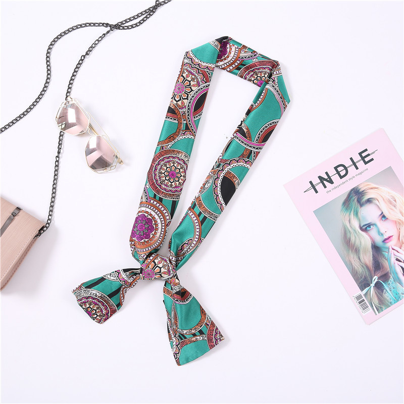 Fashion new satin lady's mini scarf printed short silk scarf decoration joker trend scarf wholesale
Fashion new satin lady's mini scarf printed short silk scarf decoration joker trend scarf wholesale