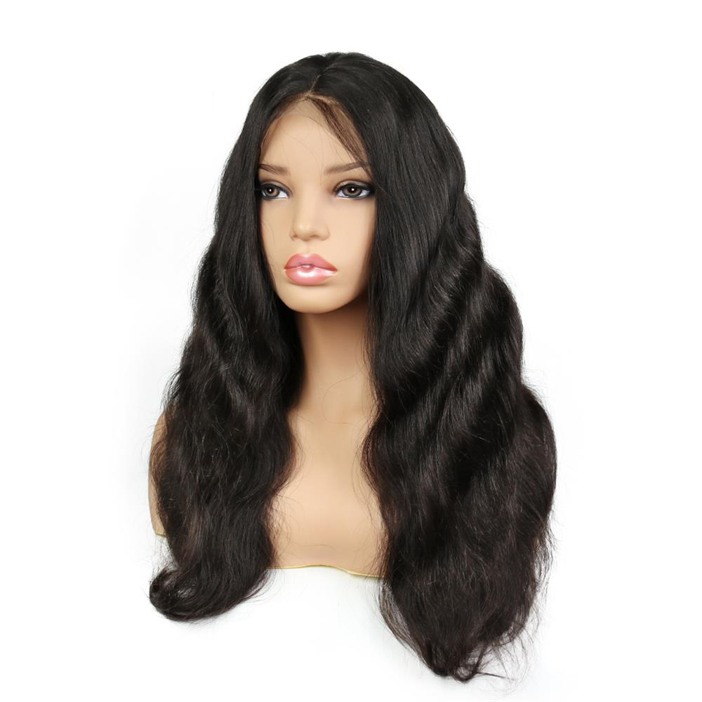 Wholesale 20-26inch Full Lace Human Hair Wigs For Women natural color Body Wave Brazilian Lace Frontal Wigs With Baby Hair Natural Hairline