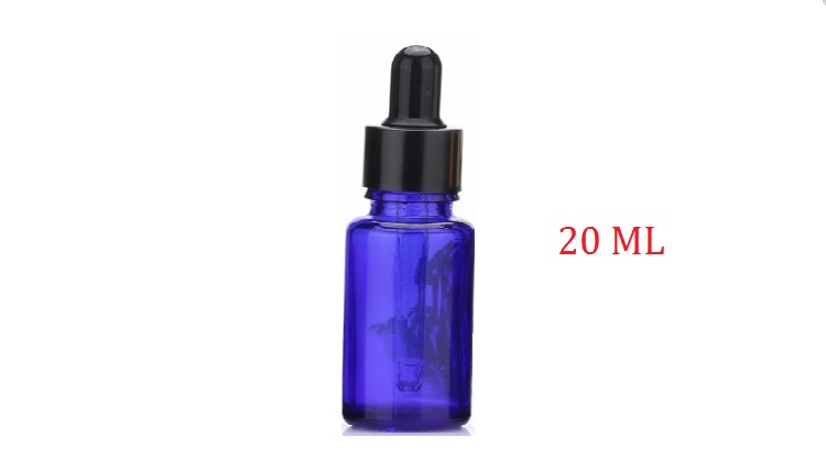 Blue Glass Liquid Reagent Pipette Bottles Eye Dropper Aromatherapy 5ml-100ml Essential Oils Perfumes bottles wholesale free DHL