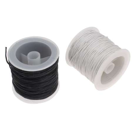 Cheap Jewelry Cord Accessories DIY Making for Necklace Bracelet White Black Wax Cord Waxed Linen Cord 1mm 30Yard/Spool
Cheap Jewelry Cord Accessories DIY Making for Necklace Bracelet White Black Wax Cord Waxed Linen Cord 1mm 30Yard/Spool