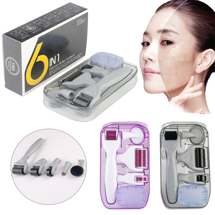 DRS derma rolller kit DRS 6 in 1 dermaroller Titanium Derma Roller 12/300/720/1200 Needles Microneedle Roller Kit
DRS derma rolller kit DRS 6 in 1 dermaroller Titanium Derma Roller 12/300/720/1200 Needles Microneedle Roller Kit