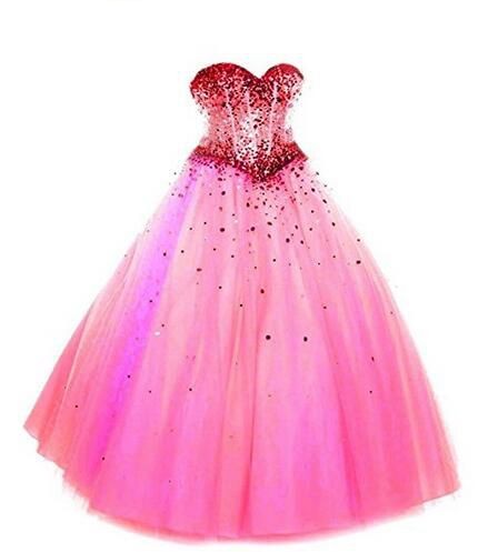 2020 High Quality Ball Gown Sparking Crystal Quinceanera Dresses Beaded Formal Party Gown Vestidos De 15 Anos QC1267