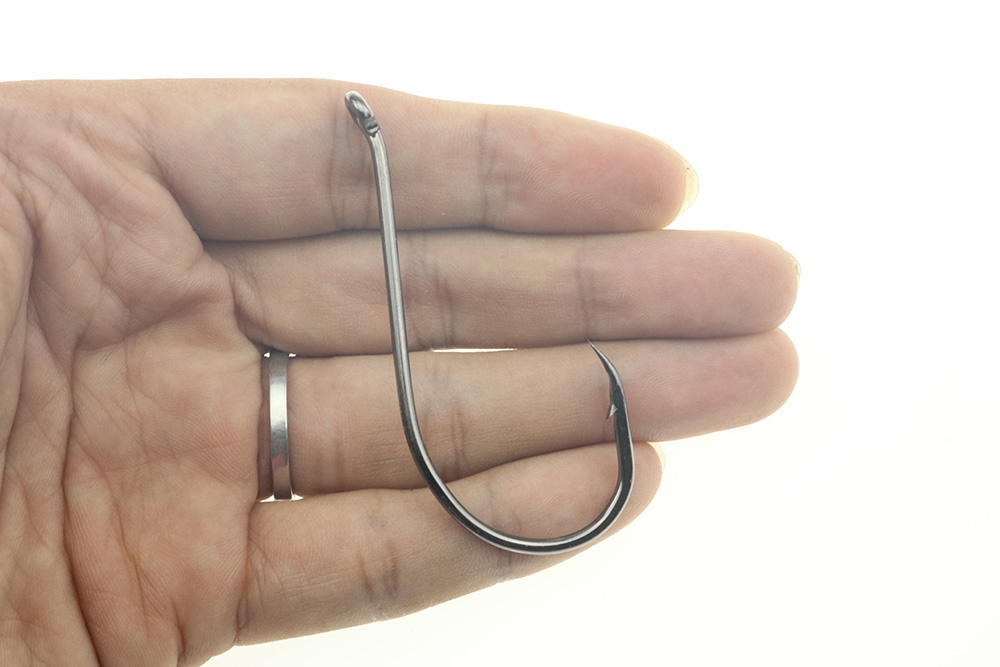 Rompin 50pcslot 8299 fishing hook Octopus Beak Bait Fishhooks Offset High Carbon Steel Barbed size 9010 1 2 4 6