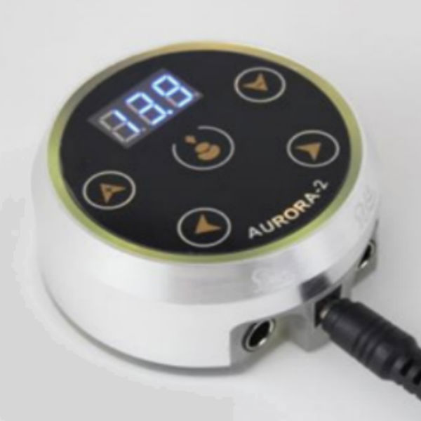 Aurora Generation 2 Tattoo Power Supply With Power Adaptor For both Coil and Rotary Tattoo liner and shaders suitable for all artist
Aurora Generation 2 Tattoo Power Supply With Power Adaptor For both Coil and Rotary Tattoo liner and shaders suitable for all artist