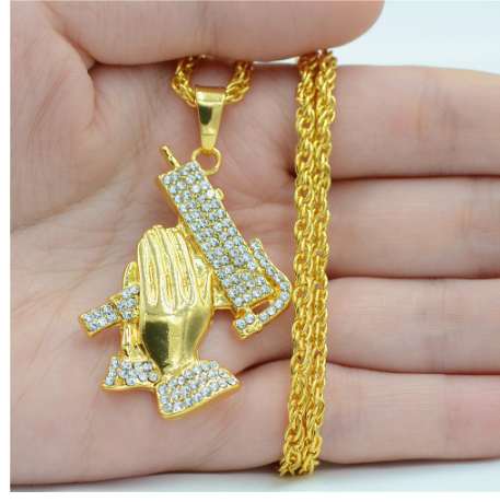 Uodesign Gold Color Fashion Basketball Sports pendant Hip hop Necklace and Keychian Jewelry Bling Bling Iced Out