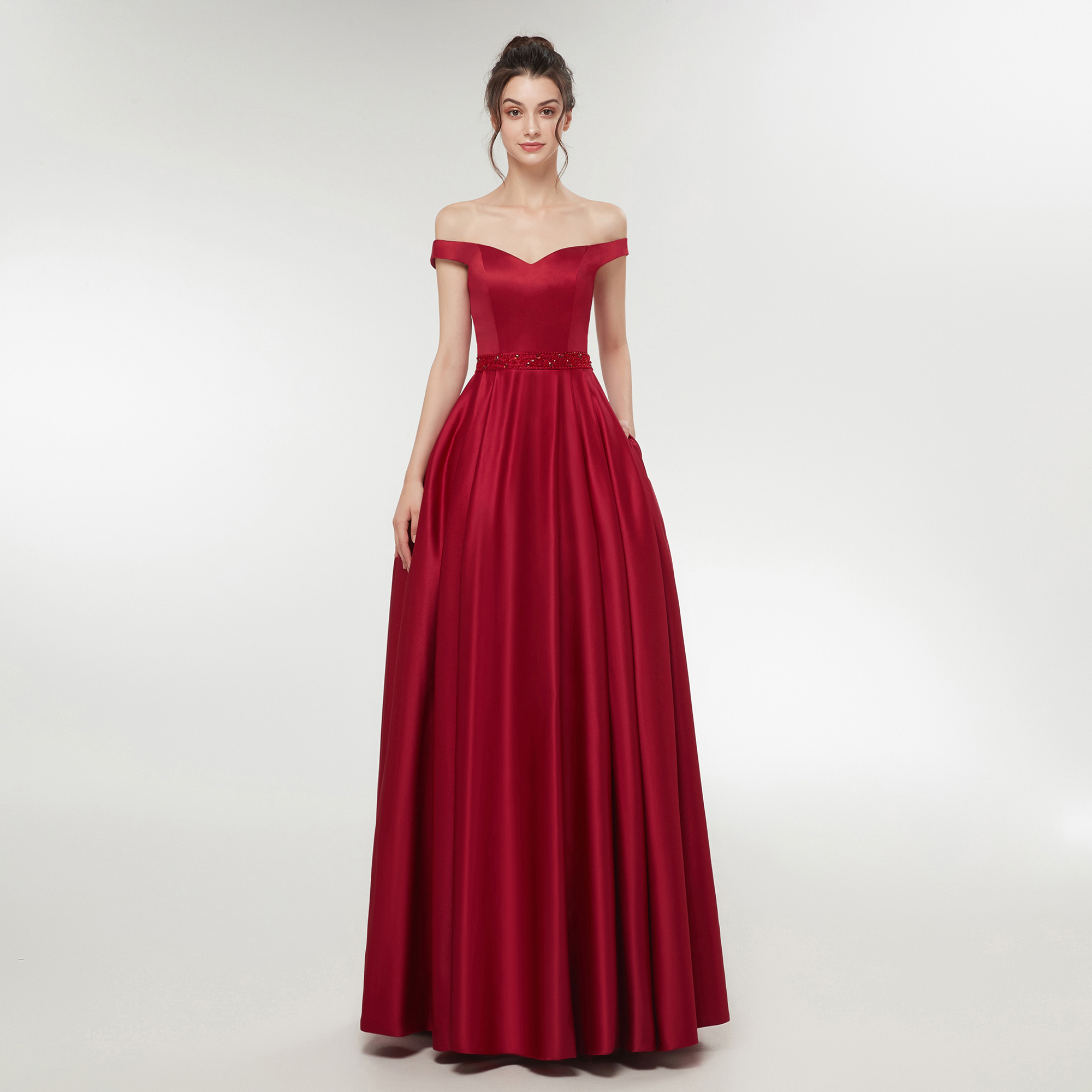 2018 red in stock Prom Party Dresses off shoulder Sweetheart stain Beaded Sash Evening formal Gown elegant A-line formal evening dresses, Light pink
2018 red in stock Prom Party Dresses off shoulder Sweetheart stain Beaded Sash Evening formal Gown elegant A-line formal evening dresses, Light pink