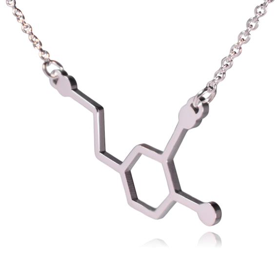 5PCS Dopamine Molecule Necklace Chemical Formula Necklace Hormone Molecules 5-ht Pendant Necklace Nurse Jewelry
5PCS Dopamine Molecule Necklace Chemical Formula Necklace Hormone Molecules 5-ht Pendant Necklace Nurse Jewelry