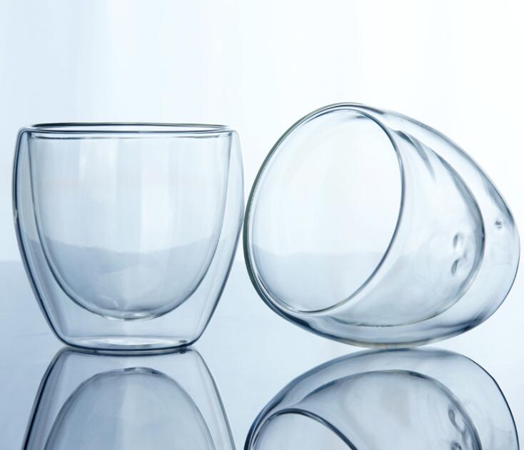 Heat-resistant Double Layer Glass Cup Beer Coffee Cup Handmade Exquisite Glass Materal Mug Drinkware Multi Size