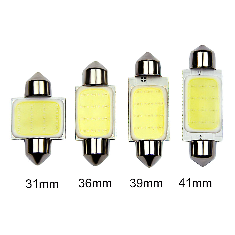 10pcs/lot 31mm 36mm 39mm 41mm Car COB 1.5W DC 12V Interior Car LED Bulbs Lamp Interior Dome Lights External license plate lights
10pcs/lot 31mm 36mm 39mm 41mm Car COB 1.5W DC 12V Interior Car LED Bulbs Lamp Interior Dome Lights External license plate lights