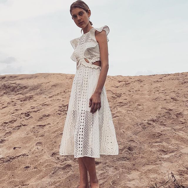 Self Portrait 2018 ruffles women long dress A line Butterfly sleeve cute female dress self portrait new sexy lady summer, White
Self Portrait 2018 ruffles women long dress A line Butterfly sleeve cute female dress self portrait new sexy lady summer, White