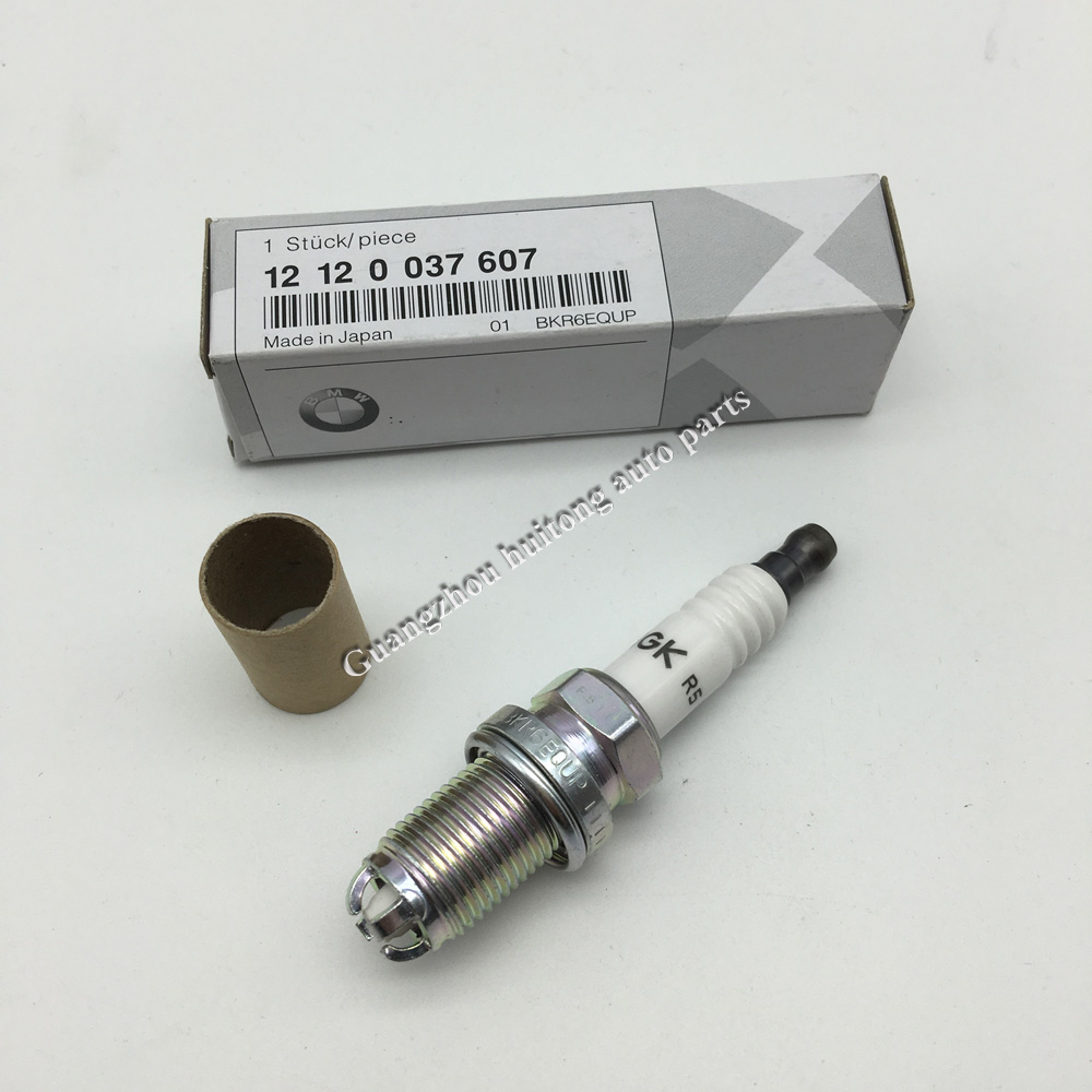 6pcslot 12120037607 BKR6EQUP Spark Plug For BMW M54 M62 E38 E65 E34 E36 E39 E46 Z3 320 5287532066